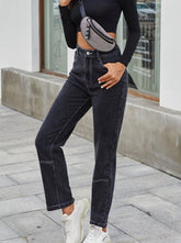 Denimhose mit geradem Bein